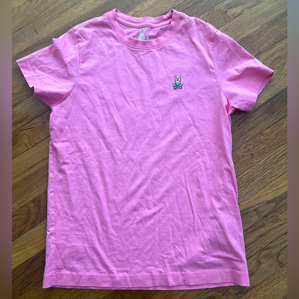Psycho Bunny Pink Cotton Tee